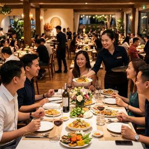 Nhà Hàng Phục Vụ Chu Đáo – Đặt Bàn Và Đặt Tiệc Dễ Dàng.