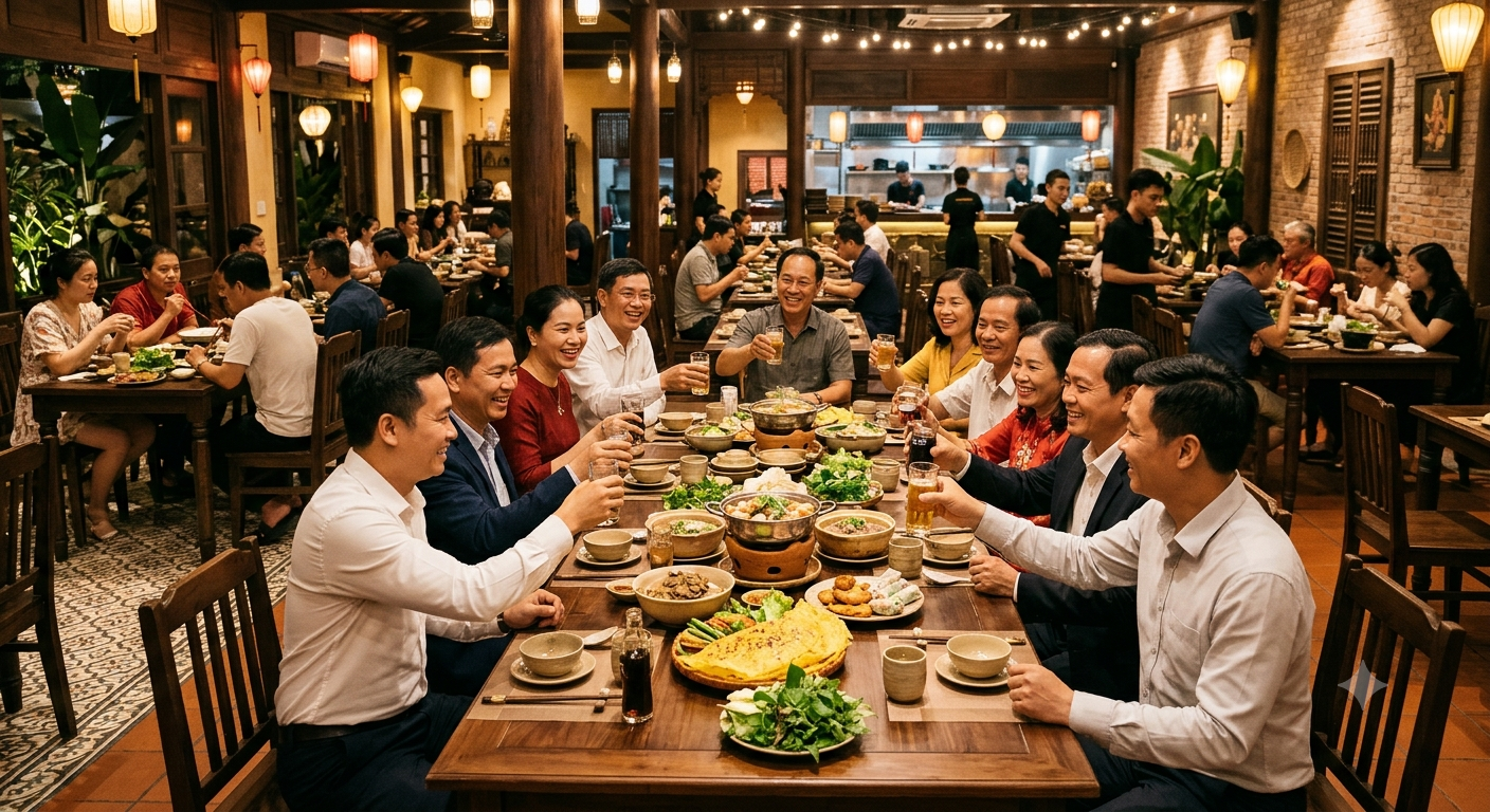 Những điều cần lưu ý khi lựa chọn địa điểm ăn uống và đặt tiệc