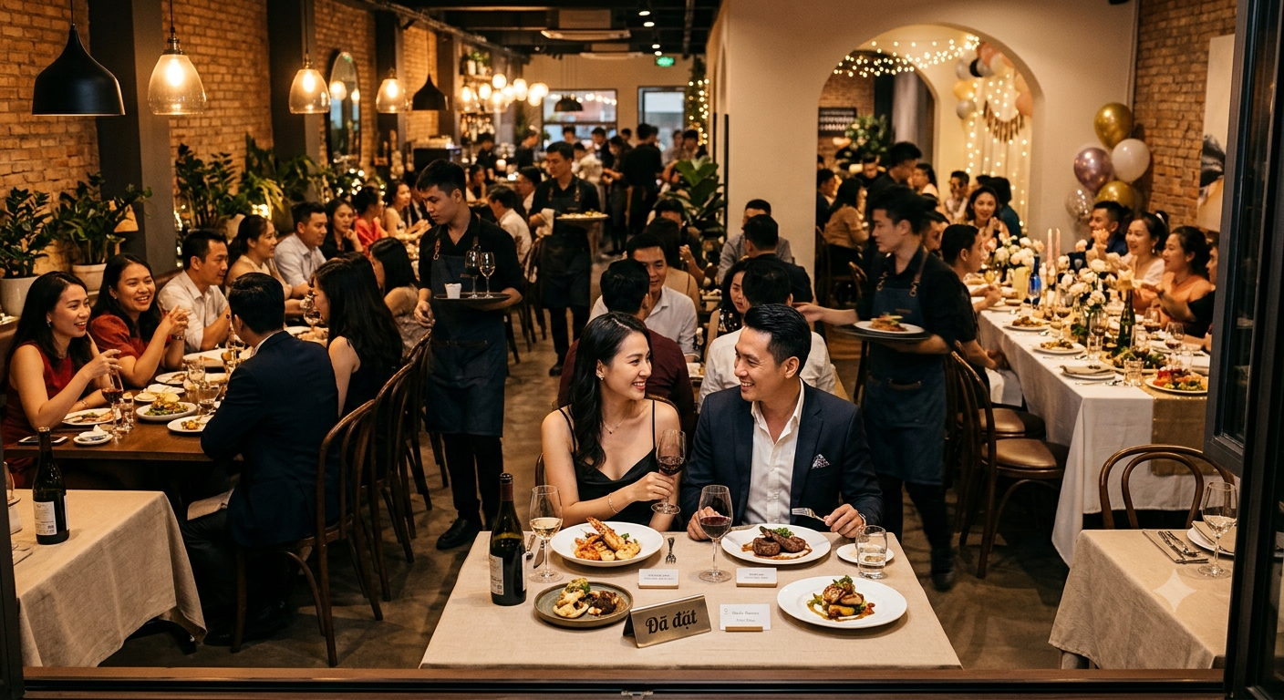 Tầm quan trọng của việc đặt bàn trước trong các dịp cao điểm