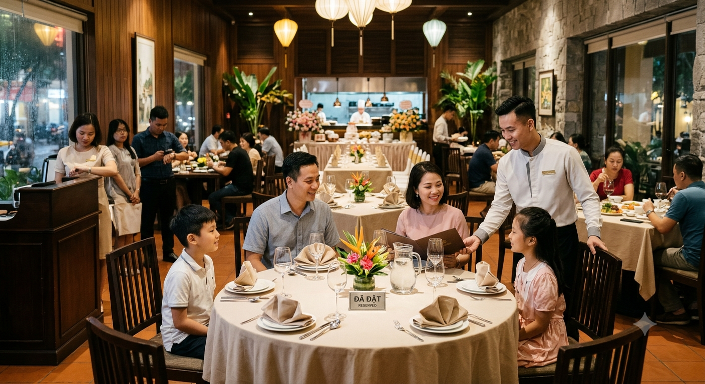 Lợi ích của việc đặt bàn trước tại các nhà hàng uy tín